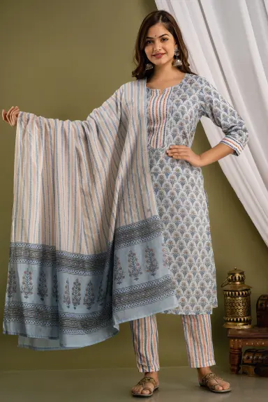 buy cotton kurta sets online