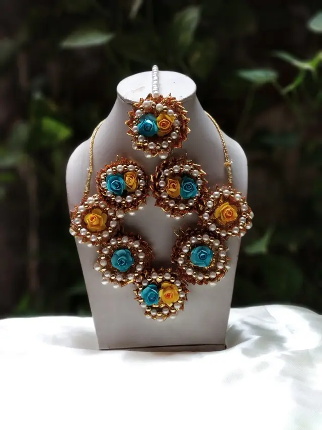 Gota flower jewellery
