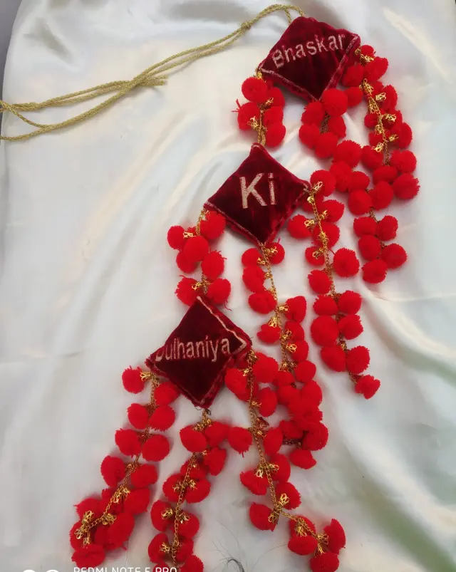 customized tassel latkan lehenga