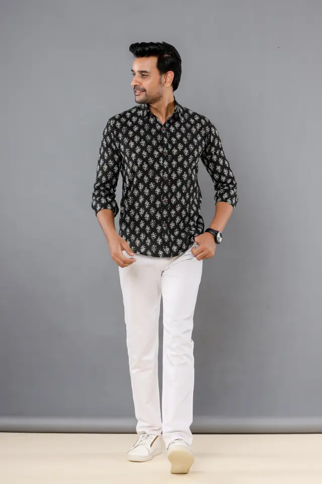 Black Dot Shirt for Men