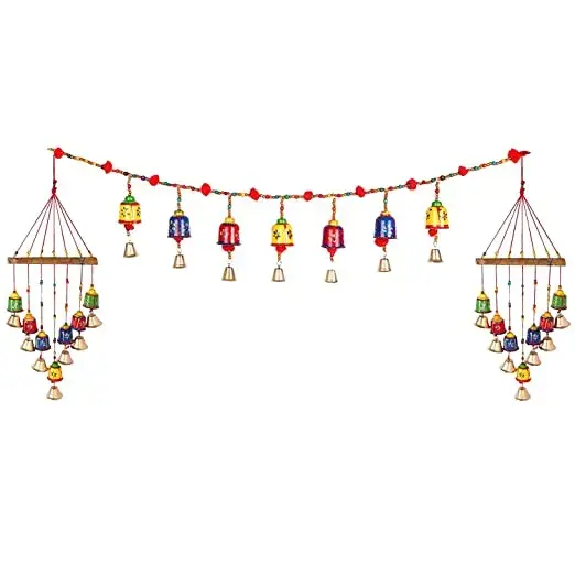 Swadeshi Rajasthani Handcrafted Toran Bandarwal for Home Decor Multicolor