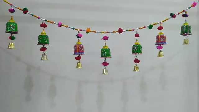 Swadeshi Rajasthani Handcrafted Toran Bandarwal for Home Decor Multicolor