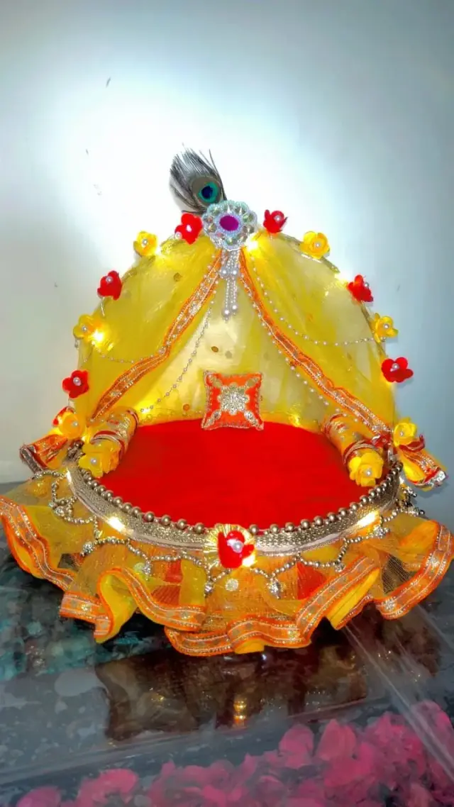 New Design Laddu Gopal Singhasan