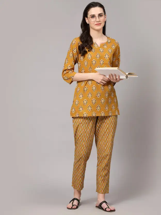 cotton night suit for ladies