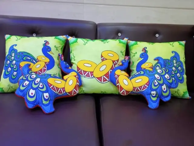 Buy peacock cushion covers Online