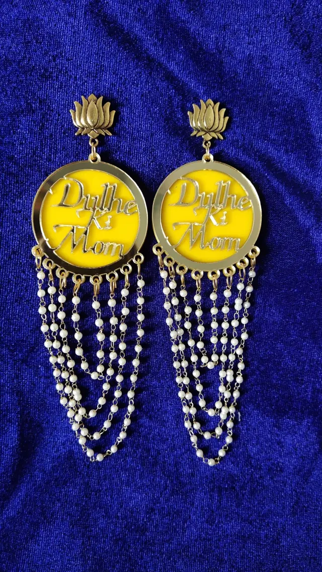 Customized dulhaniya earrings