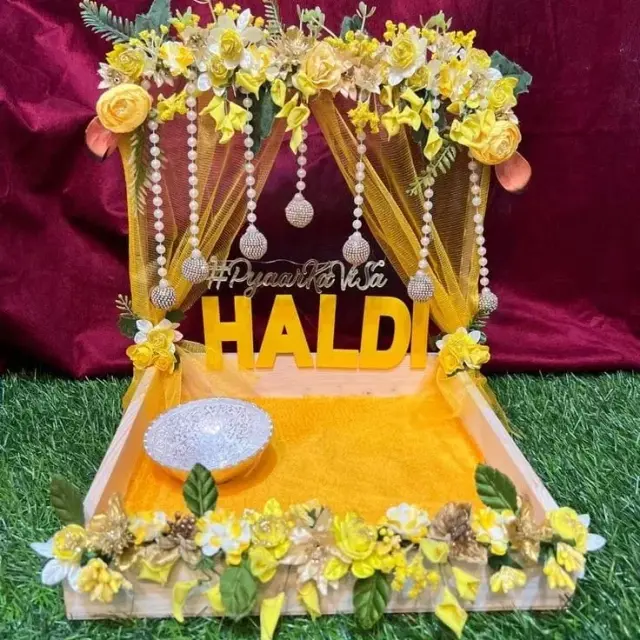 Buy Haldi Platter For Wedding