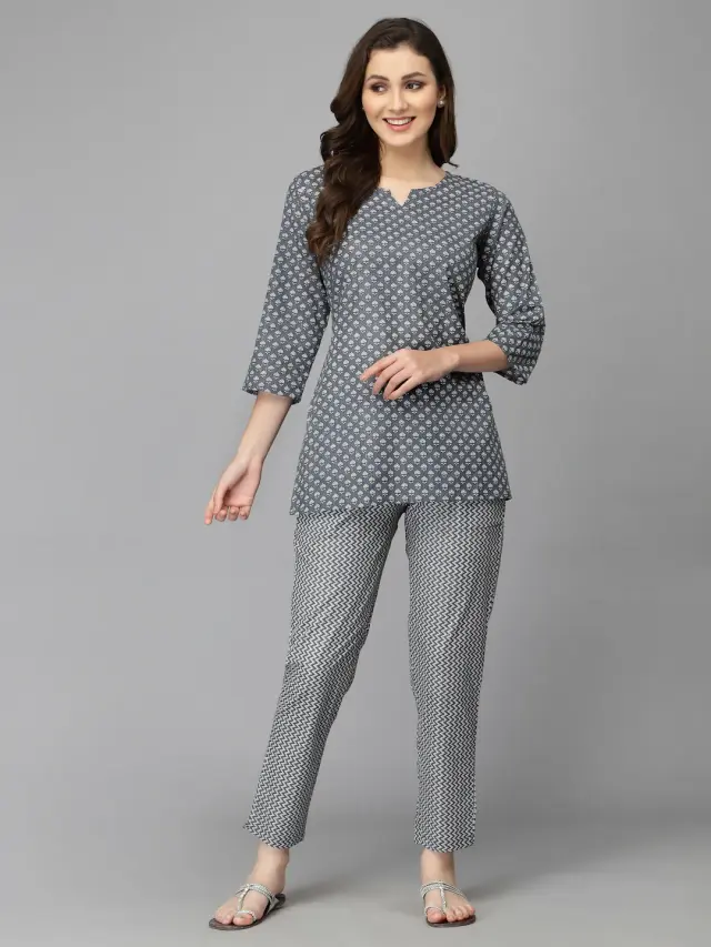 Gray Night Suits for Women
