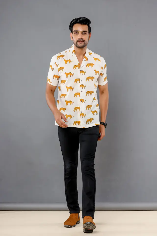  Leopard Animal Print Shirts for Men