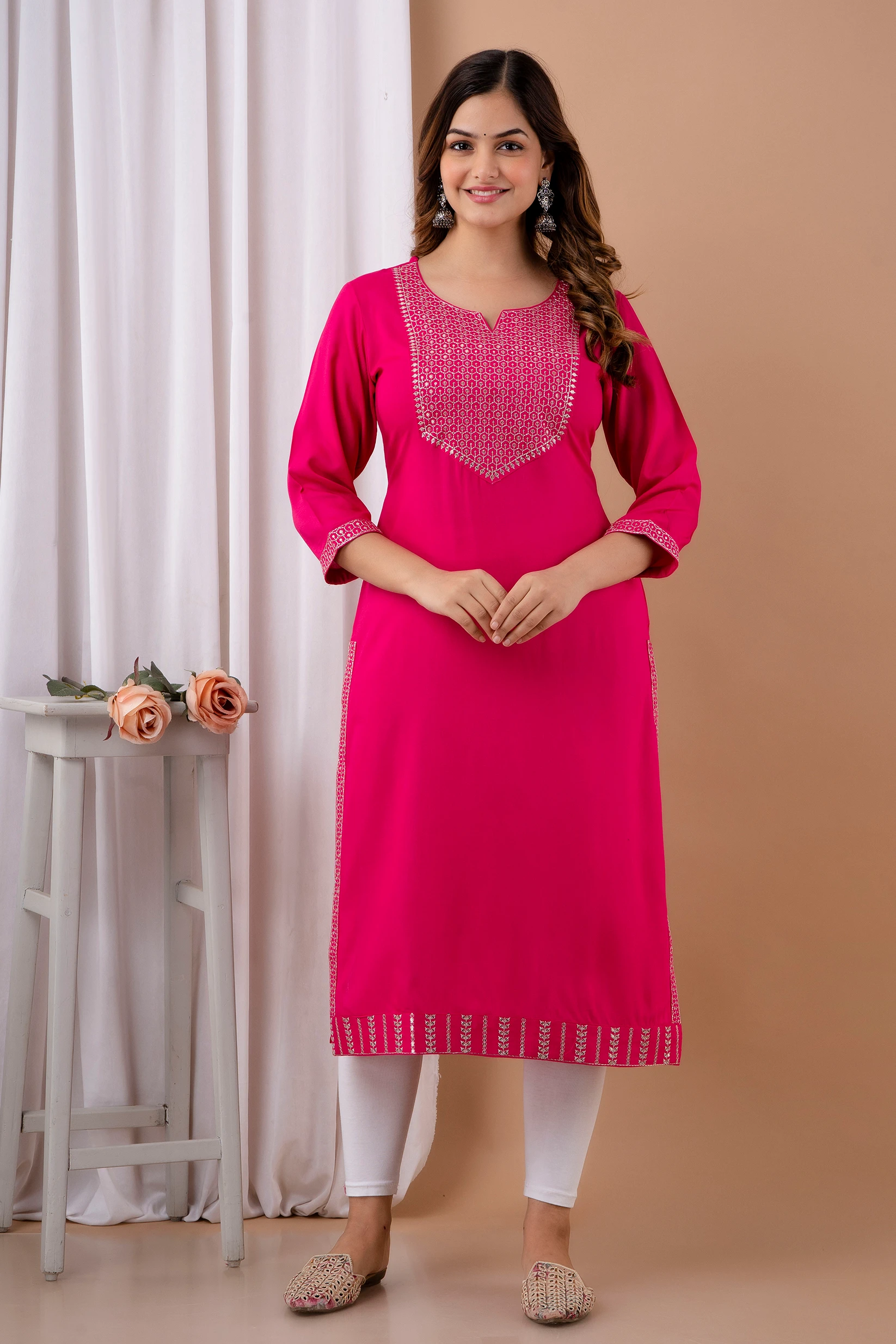 Buy Pink Kurtas Online in India at Best Price - Westside