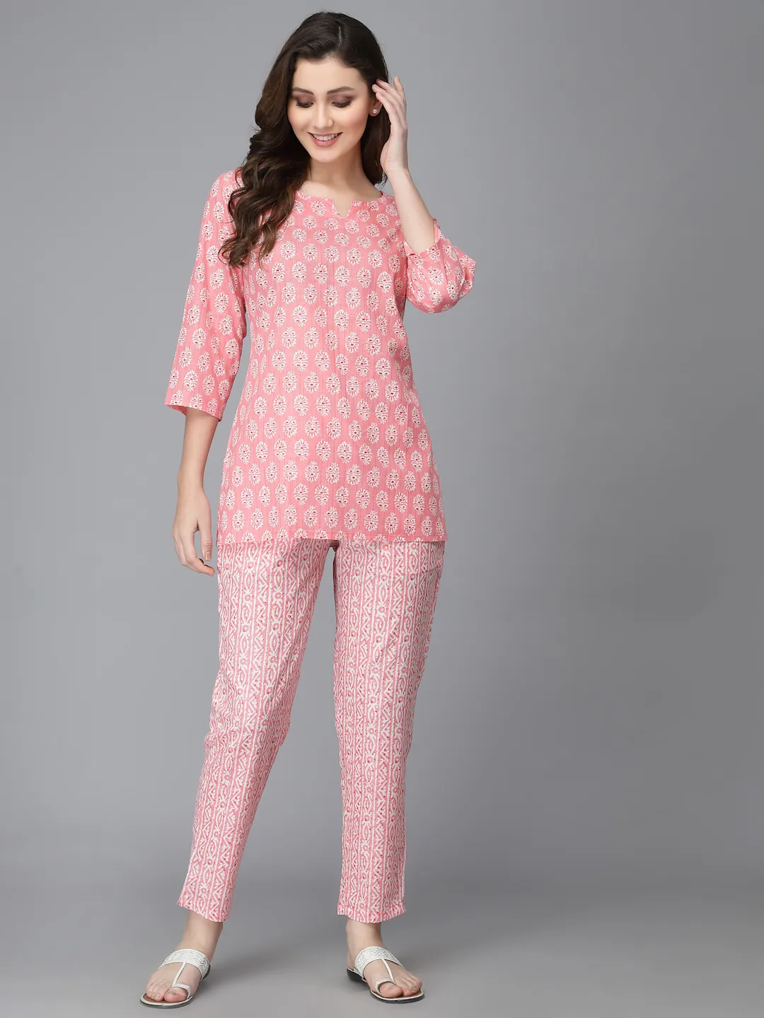 Night Dress Smart, Exclusive, Fashionable and Comfortable Long 2 pcs Night  dress Nightwear Sleep wear For Woman-Sohoj Online Shopping