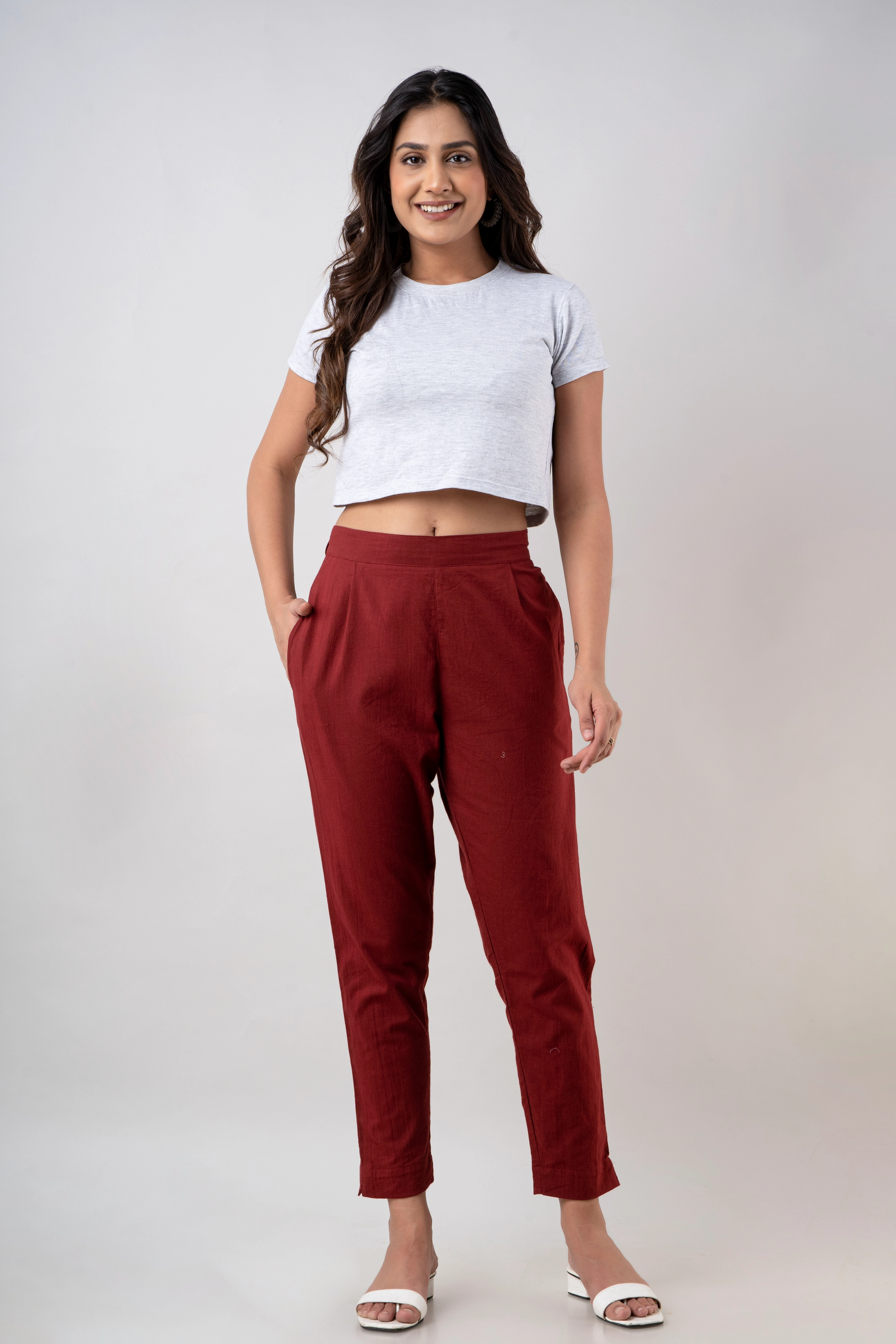 Cotton Pants Women Wide Summer | Summer Big Size Cotton Pants - Women Solid  Cotton - Aliexpress