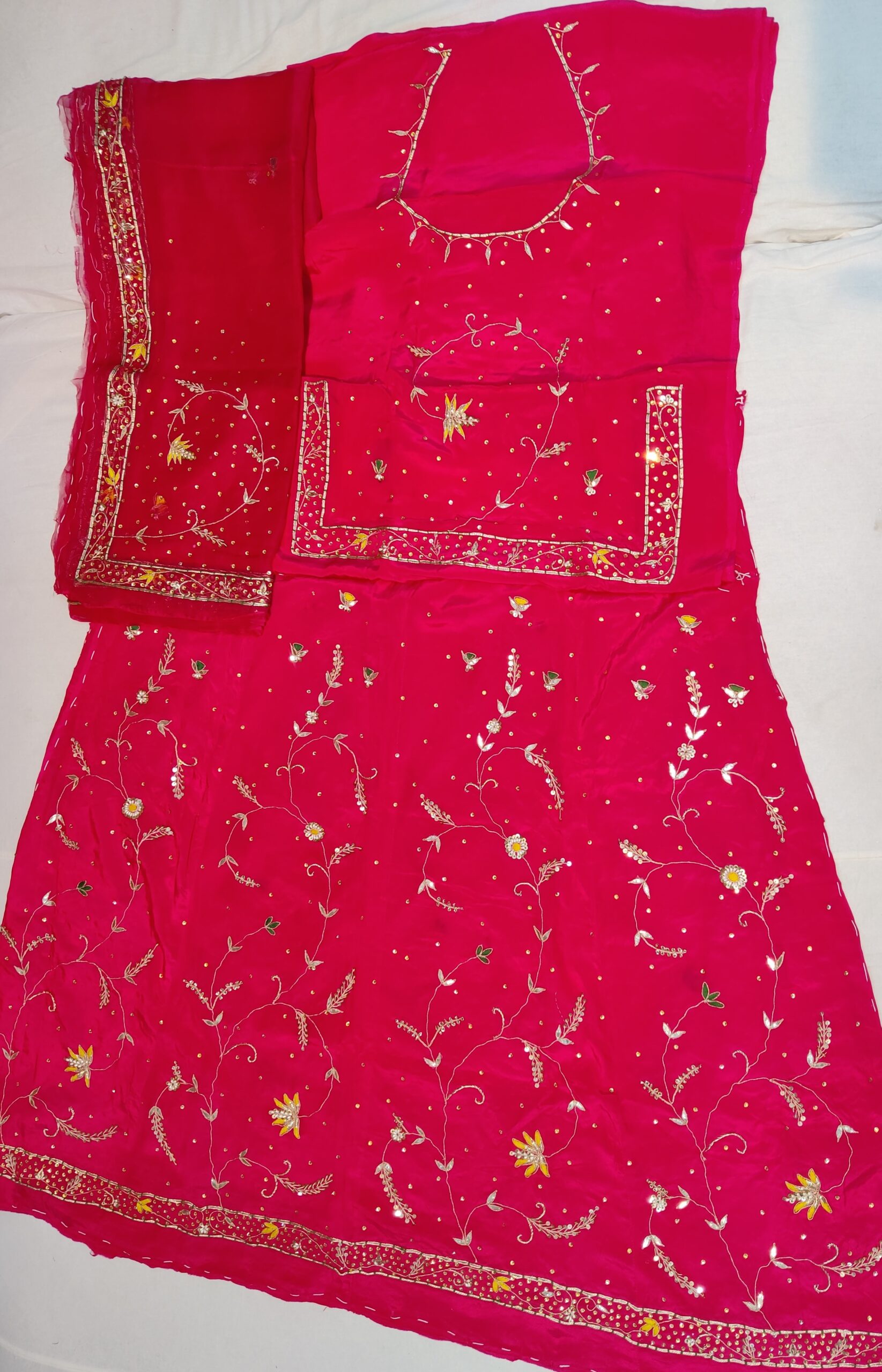 Rajputi Dress Fabric Online - Aanchal Paridhan